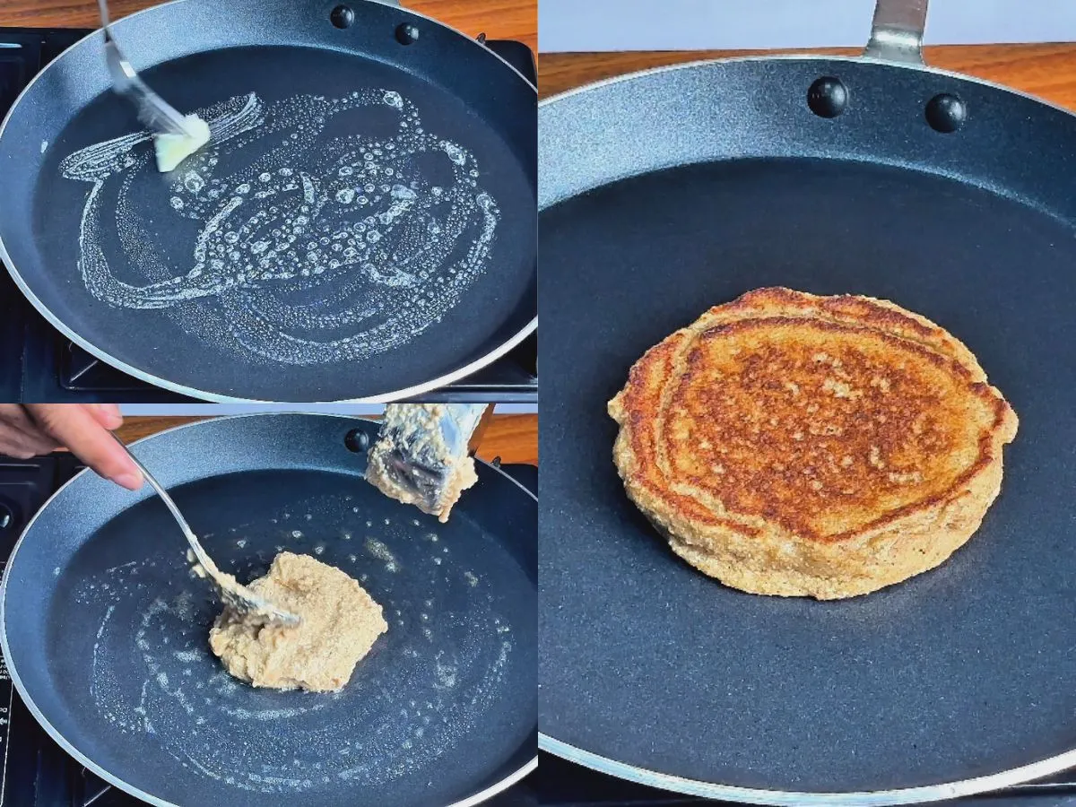 Banana Oatmeal Pancakes