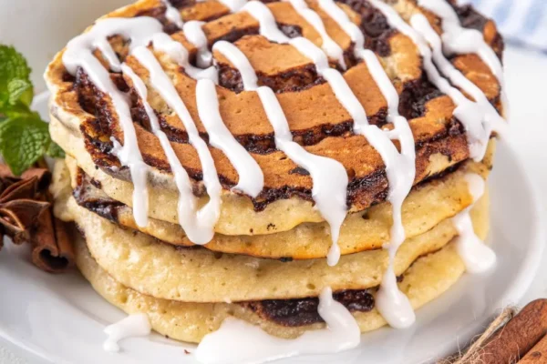 Cinnamon Roll Pancakes