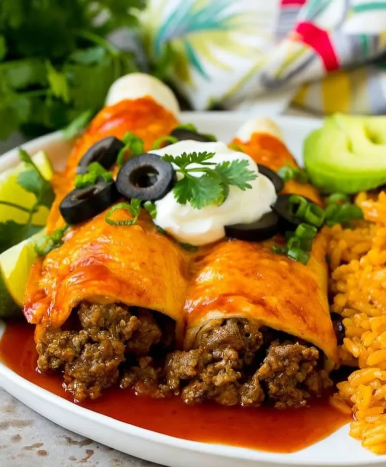 Ground Beef Enchiladas