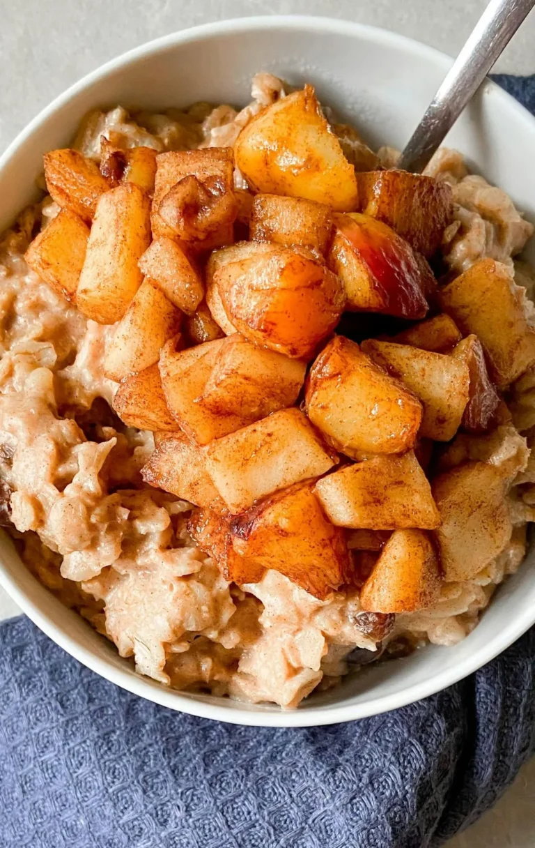 Peach Cinnamon Oatmeal